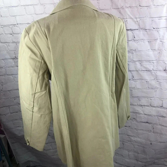 Denim & Co denim khaki jacket large - Picture 4 of 8